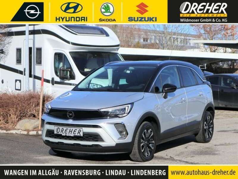 Kristall silber Gebraucht 2023 Opel Crossland Elegance SUV | 19.890 € (Fairer Preis) - Bild 1/3