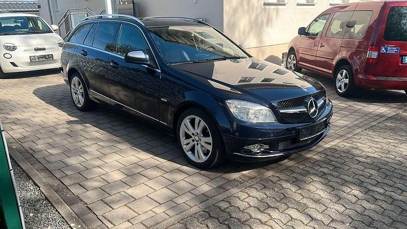 Brugt Mercedes C320 224 HK (164 kW) 2008 Blå Stationcar