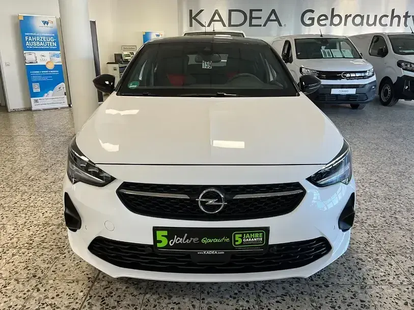 Gebraucht Opel Corsa GS Line 101 PS (74 kW) 2023 Jade weiss/arktis weiss (metallic) Kleinwagen