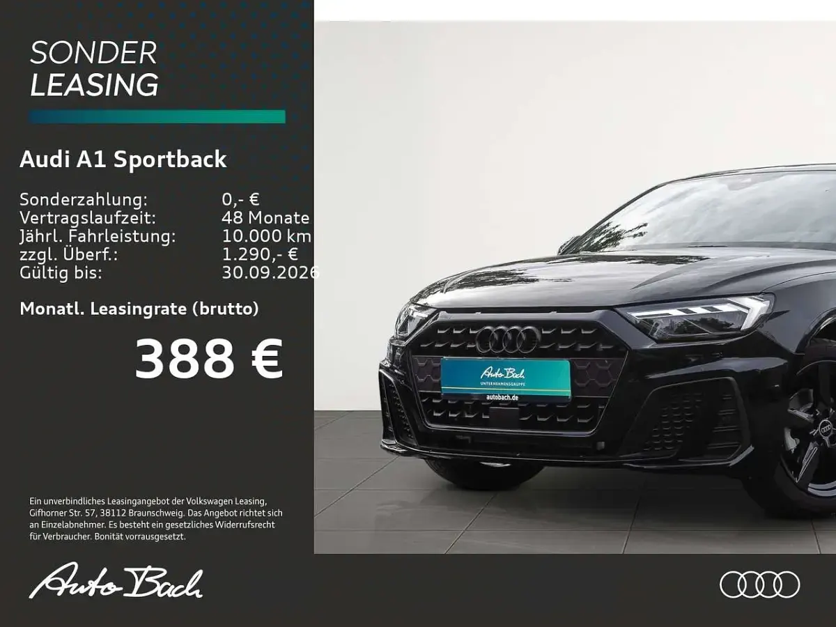 Neu Audi A1 S-Line 116 PS (85 kW) 2026 Mythosschwarz metallic SUV