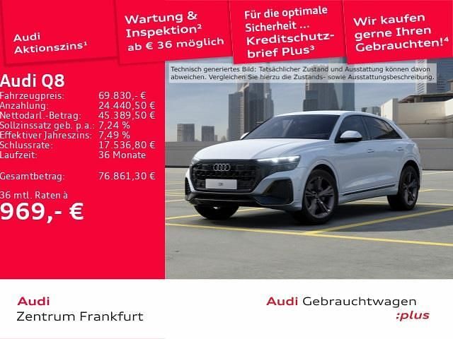 Weiß Gebraucht 2025 Audi Q8 Ambiente SUV | 69.830 € - Bild 1/4