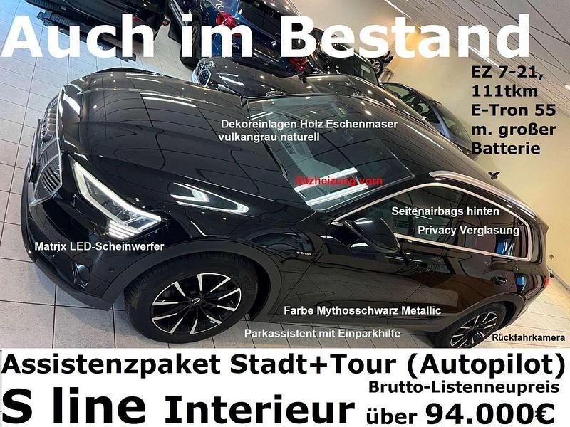 Gebraucht Audi e-tron 300 kW (408 PS) 2021 Weiß SUV