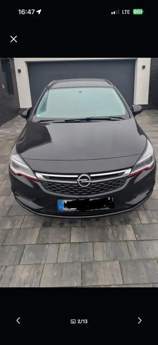 Gebraucht Opel Astra Sport 110 PS (80 kW) 2016 Schwarz Kombi