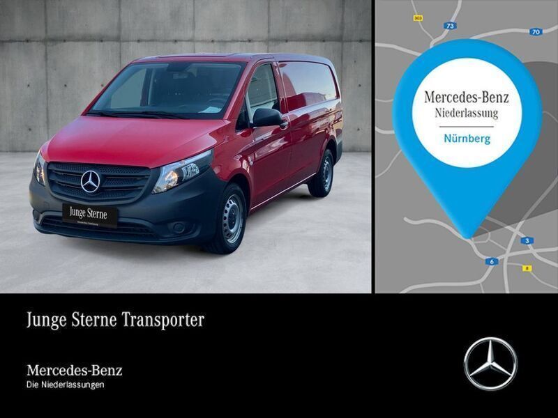 Rot Gebraucht 2021 Mercedes Vito Van / Kleinbus | 19.611 € (Guter Preis) - Bild 1/4