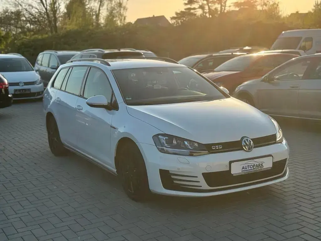 Brugt VW Golf VII GTD 184 HK (135 kW) 2017 Hvid Stationcar