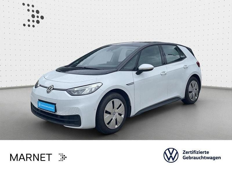 Gletscherweiß metallic/schwarz Gebraucht 2022 VW ID.3 Pure Kleinwagen | 20.690 € (Guter Preis) - Bild 1/3