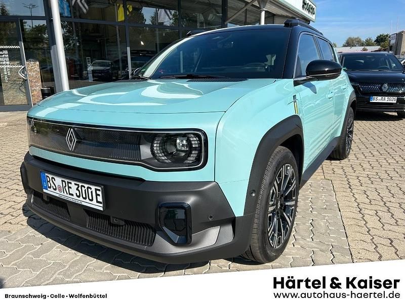 Hautsdefrancegrün, black pearlschwarz metallic (grün) Neu 2025 Renault 4 E-Tech Iconic SUV | 33.889 € (Fairer Preis) - Bild 1/4