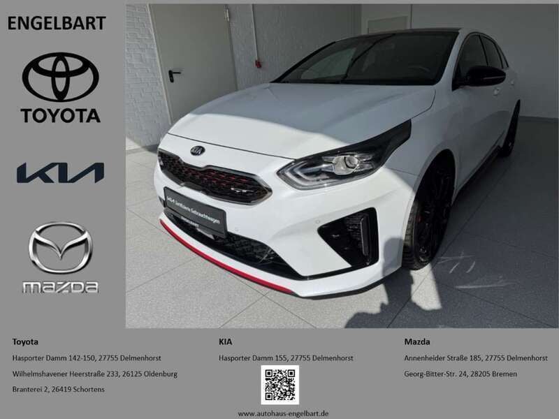 Deluxeweiss met. Gebraucht 2021 Kia ProCeed GT Comfort Kleinwagen | 24.990 € (Guter Preis) - Bild 1/4