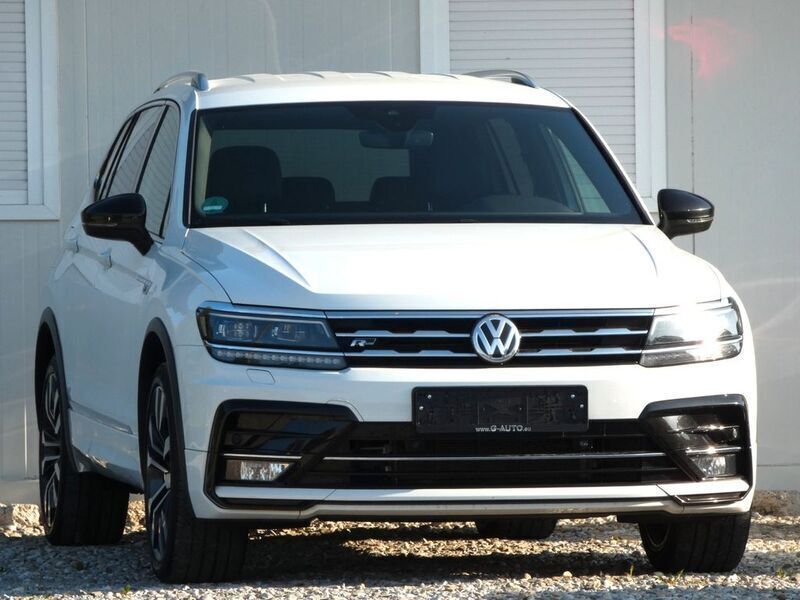 Pure white Gebraucht 2019 VW Tiguan Allspace R-line SUV | 27.490 € (Fairer Preis) - Bild 1/4