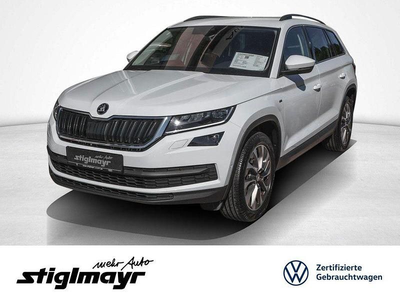 Moon weiss perleffekt Gebraucht 2021 Skoda Kodiaq Ambition SUV | 29.880 € (Superpreis) - Bild 1/4