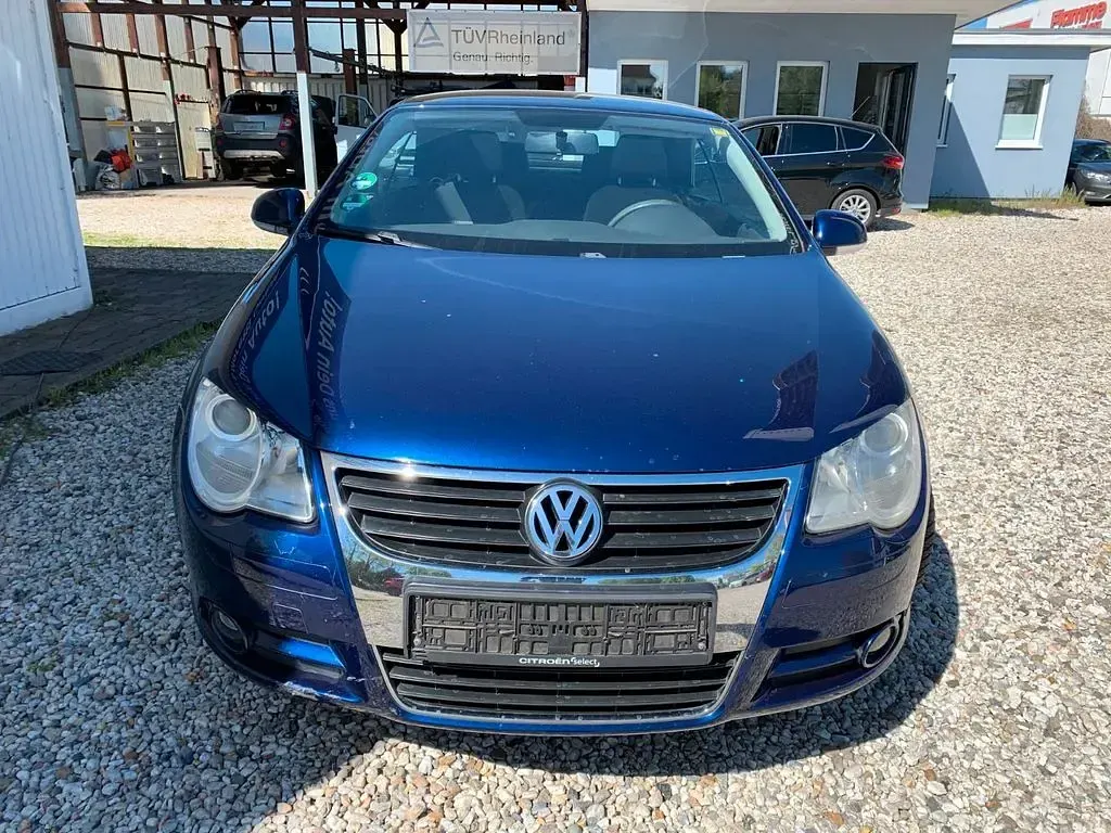 Brugt VW Eos 116 HK (85 kW) 2007 Blå Cabriolet