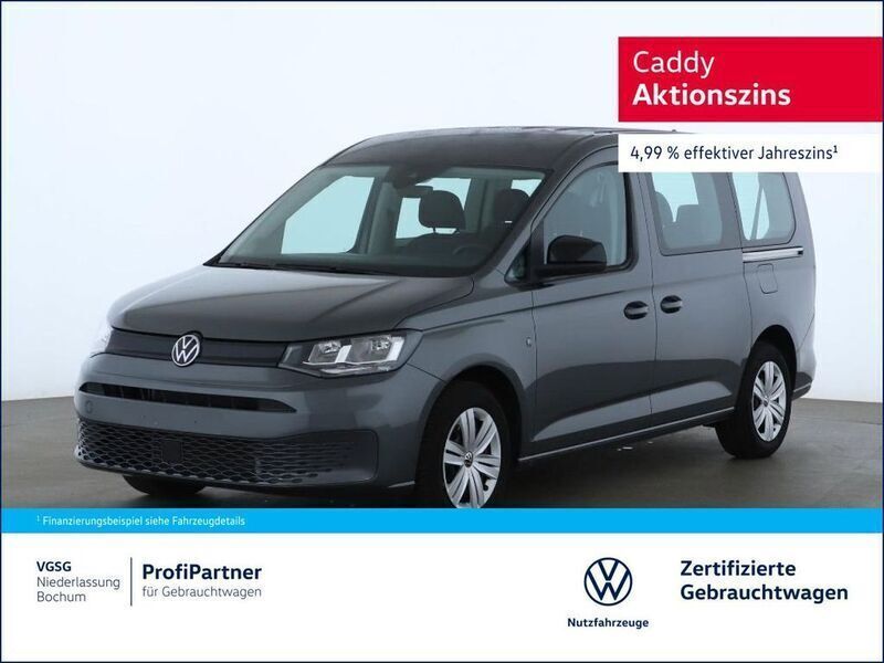 Grau Gebraucht 2024 VW Caddy Maxi Basis Van / Kleinbus | 31.840 € (Superpreis) - Bild 1/4