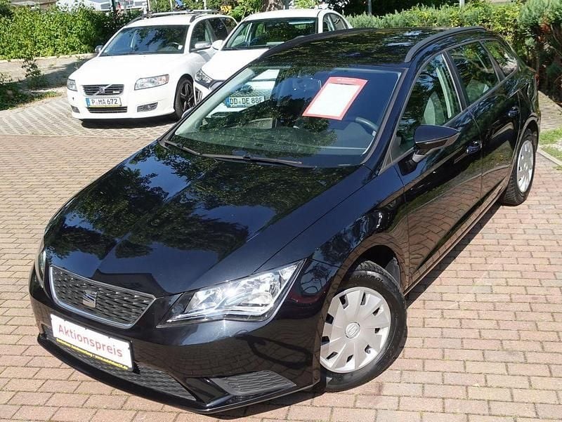 Schwarz Gebraucht 2014 Seat Leon ST Kombi | 9.980 € (Fairer Preis) - Bild 1/4