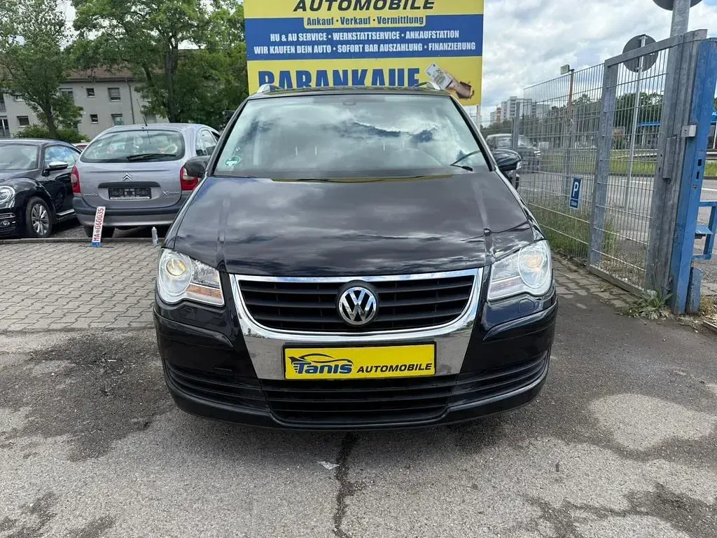 Gebraucht VW Touran United 140 PS (102 kW) 2008 Schwarz Van / Kleinbus