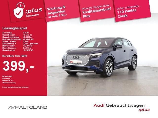 Navarrablau metallic Gebraucht 2024 Audi Q4 e-tron Advanced SUV | 42.969 € - Bild 1/2