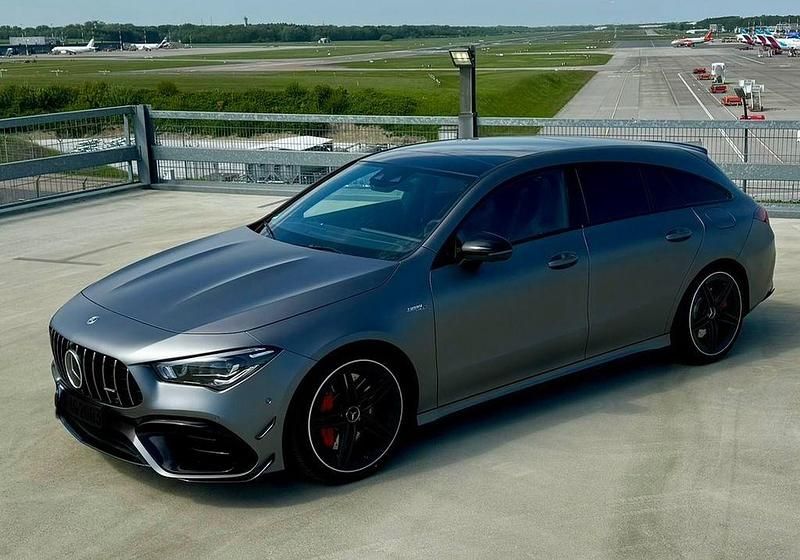 Grau Gebraucht 2022 Mercedes CLA45 AMG Shooting Brake AMG Kombi | 52.985 € (Fairer Preis) - Bild 1/4
