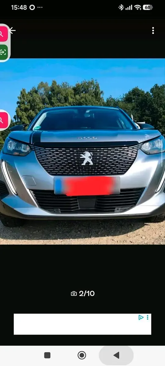 Gebraucht Peugeot 2008 Allure Top 131 PS (96 kW) 2020 Silber SUV