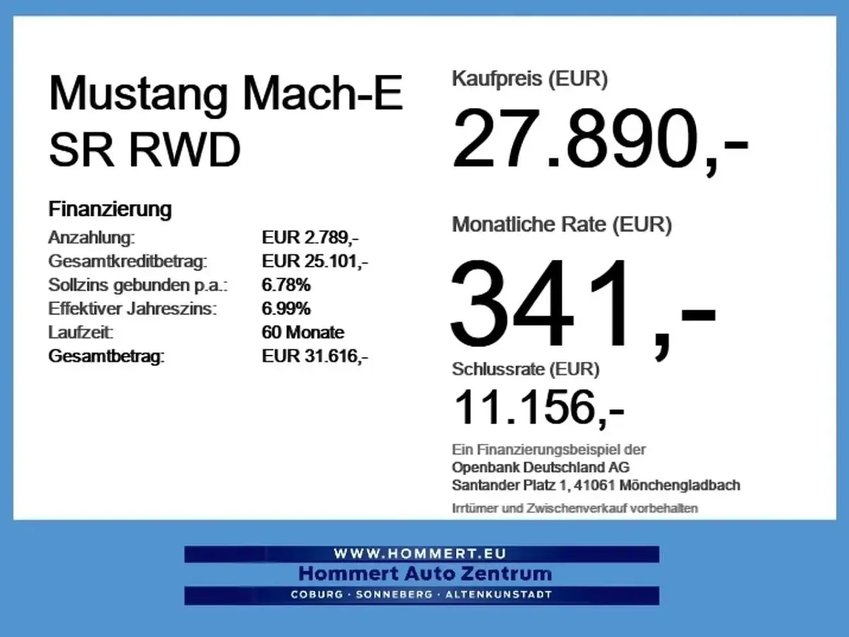 Gebraucht Ford Mustang Mach-E 197 kW (269 PS) 2023 Orange SUV