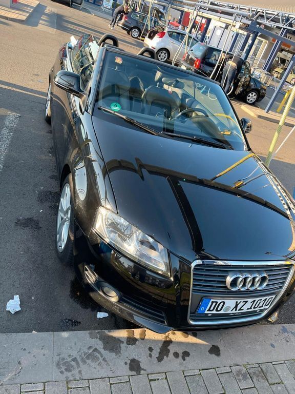 Schwarz Gebraucht 2008 Audi A3 Cabriolet Attraction Cabrio | 6.800 € (Guter Preis) - Bild 1/4
