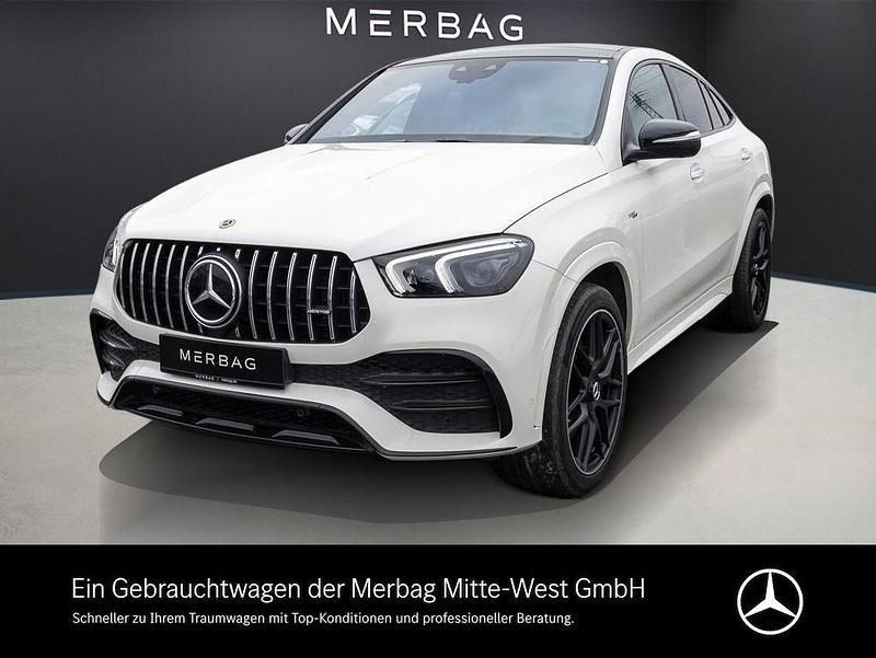 Gebraucht Mercedes GLE53 AMG AMG 435 PS (319 kW) 2021 Designo diamantweiß bright Coupé