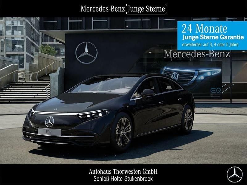 Lack obsidianschwarz Gebraucht 2023 Mercedes EQS580 Limousine | 74.900 € (Guter Preis) - Bild 1/4