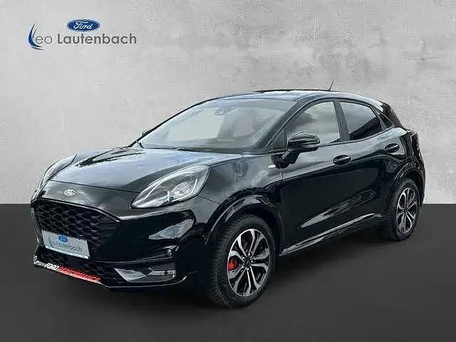 Obsidianschwarz metallic Gebraucht 2023 Ford Puma ST-Line Limousine | 23.900 € (Fairer Preis) - Bild 1/4