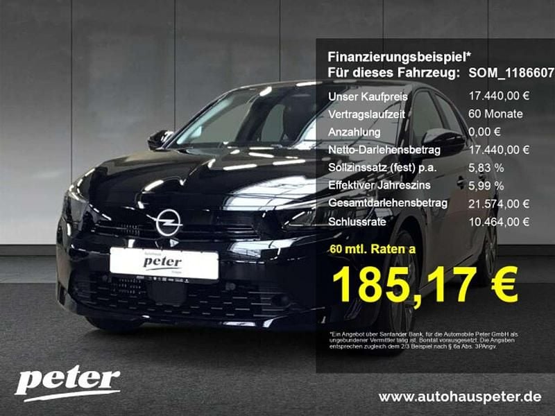 Schwarz Neu 2025 Opel Corsa Edition Limousine | 17.440 € (Guter Preis) - Bild 1/4