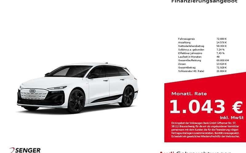 Weiß Gebraucht 2025 Audi A6 e-tron Performance Kombi | 72.880 € (Guter Preis) - Bild 1/4