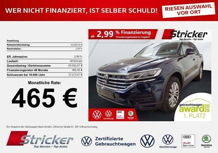 Blau Gebraucht 2025 VW Touareg SUV | 52.949 € - Bild 1/3