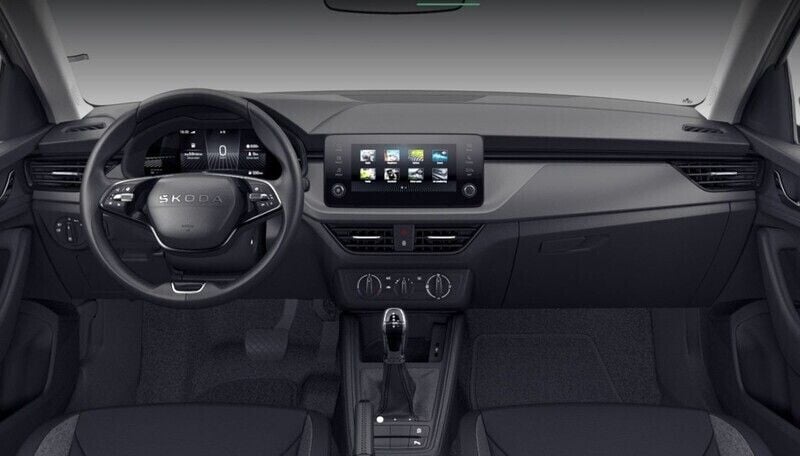 Neu Skoda Scala Essence 95 PS (69 kW) 2025 Blackmagicperleffekt Kleinwagen