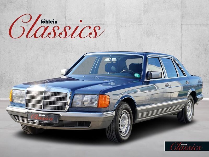 Blau metallic Gebraucht 1984 Mercedes 280 Limousine | 19.900 € - Bild 1/4