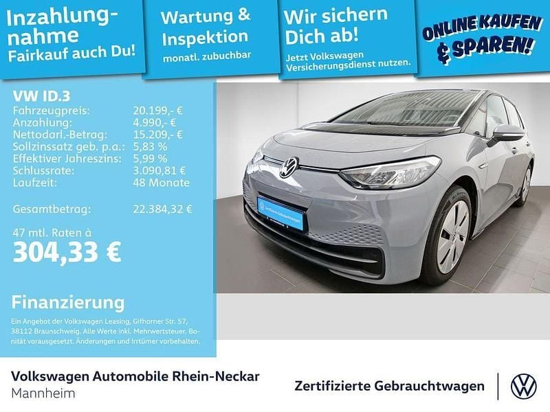 Gebraucht VW ID.3 Pro Performance 150 kW (204 PS) 2021 Grau Kleinwagen