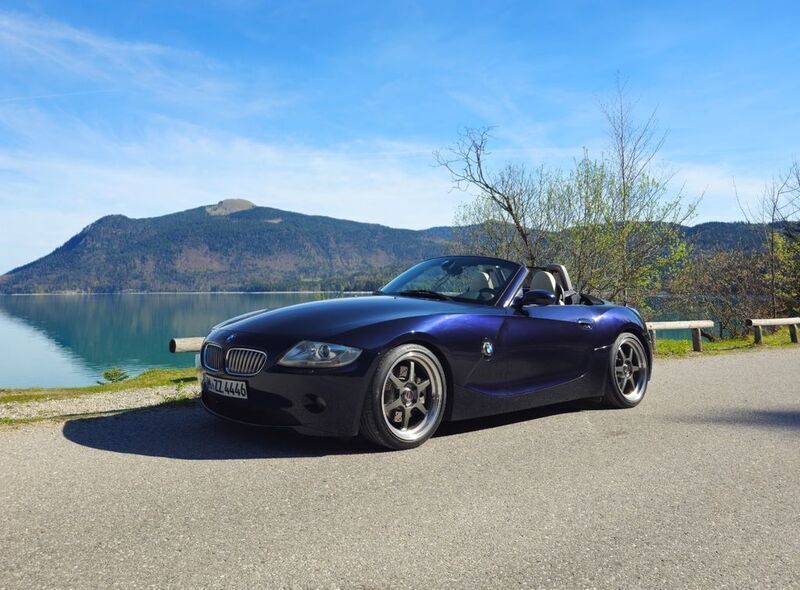 Blau Gebraucht 2004 BMW Z4 M Sport Cabrio | 14.490 € (Teuer) - Bild 1/4