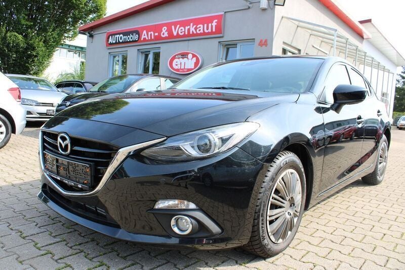 Schwarz Gebraucht 2014 Mazda 3 Sports-Line Limousine | 7.790 € (Fairer Preis) - Bild 1/4