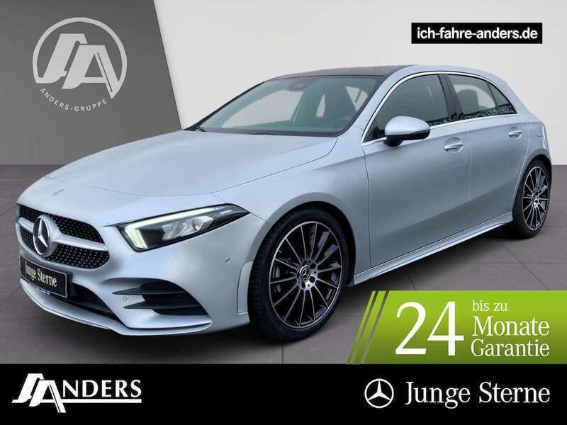 Iridiumsilber Gebraucht 2020 Mercedes A200 AMG Limousine | 25.694 € (Guter Preis) - Bild 1/3