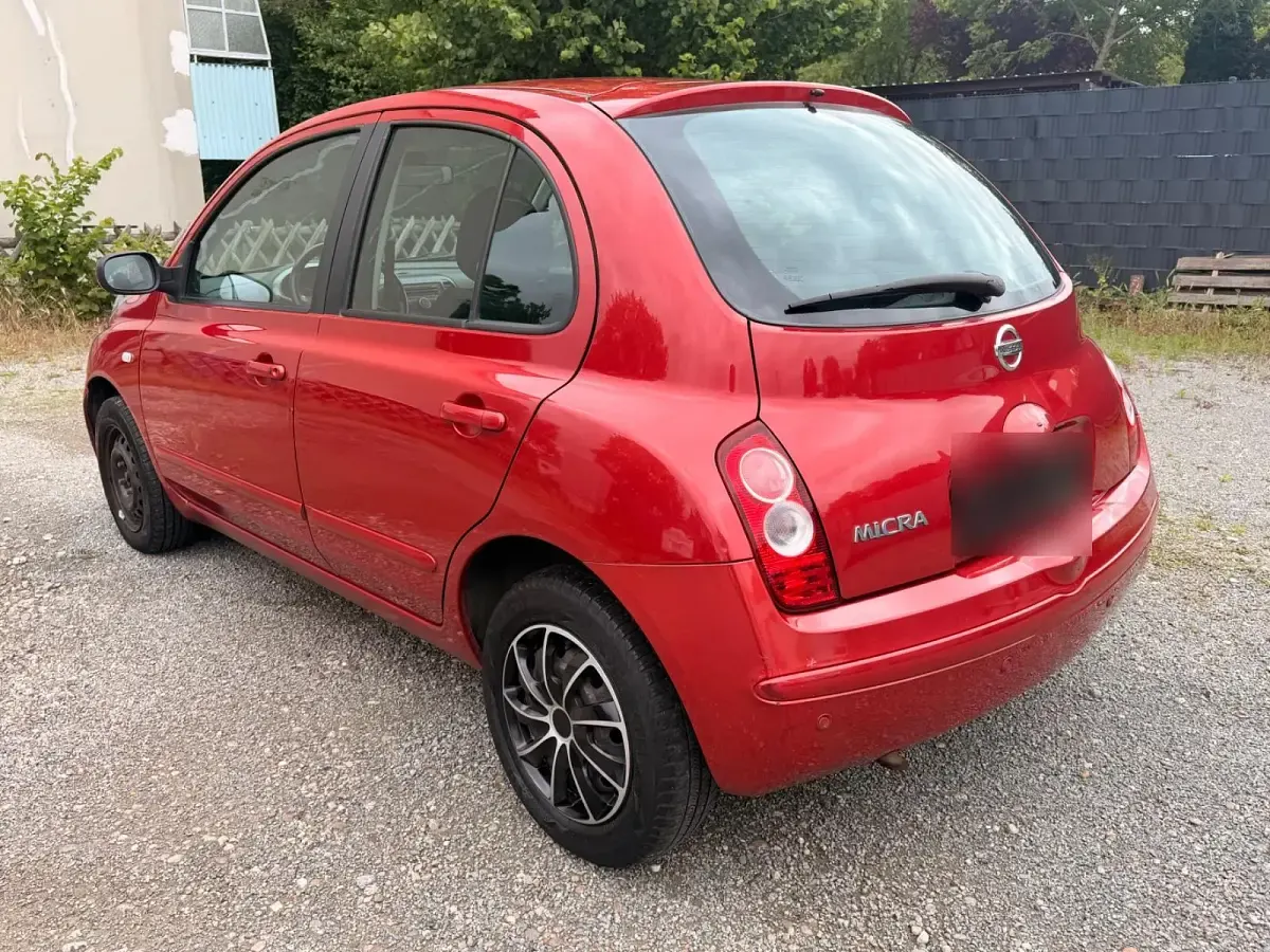 Gebraucht Nissan Micra 80 PS (58 kW) 2008 Rot Kleinwagen