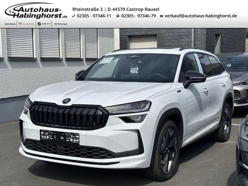 Weiss Neu 2025 Skoda Kodiaq SportLine SUV | 51.990 € (Fairer Preis) - Bild 1/4