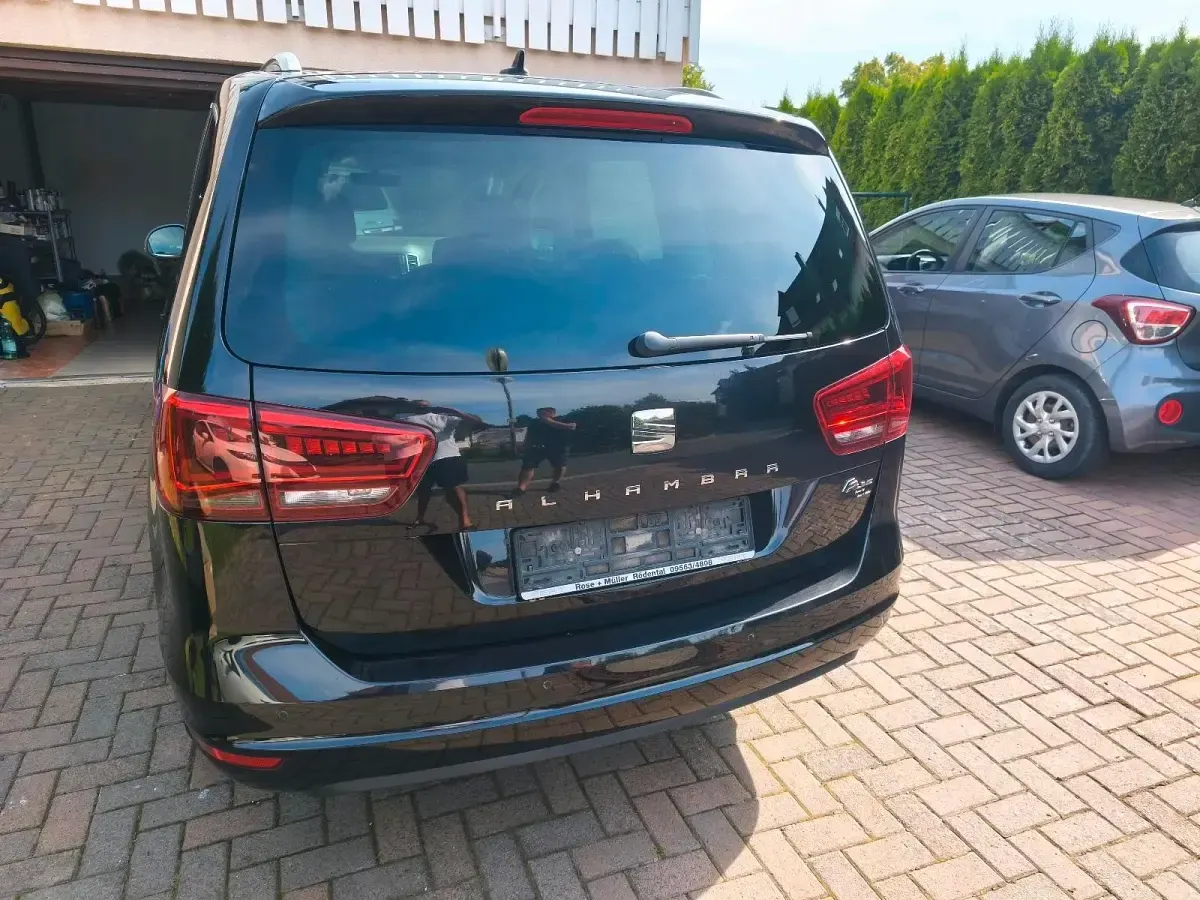 Gebraucht Seat Alhambra FR 184 PS (135 kW) 2017 Schwarz Van / Kleinbus