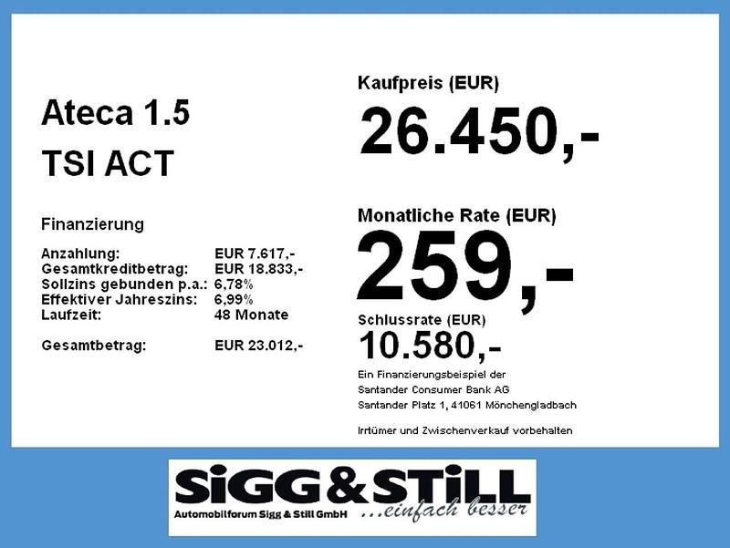 Gebraucht Seat Ateca FR 150 PS (110 kW) 2025 Glacial weiß metallic SUV