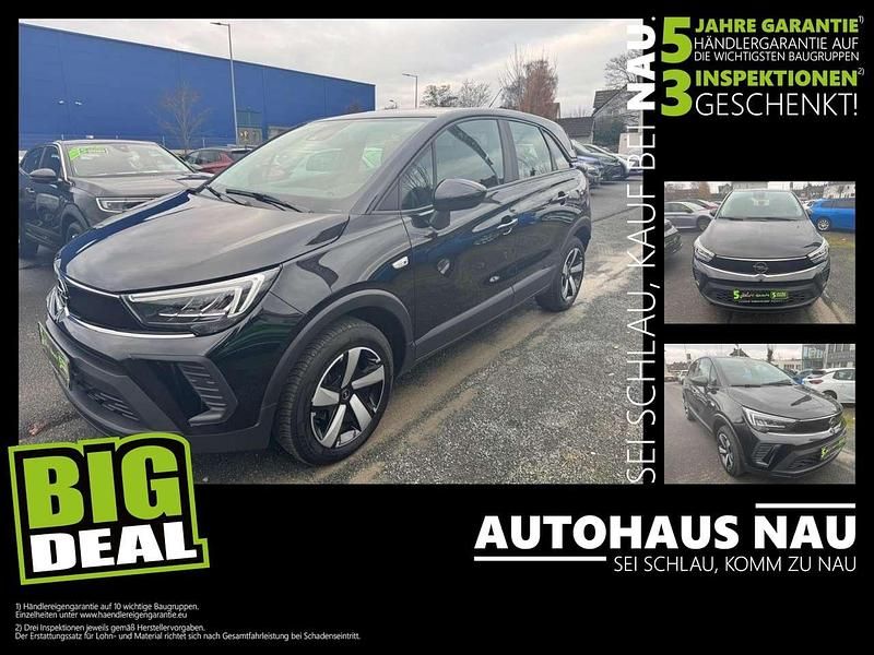 Gebraucht Opel Crossland X Edition 131 PS (96 kW) 2022 Diamant schwarz SUV