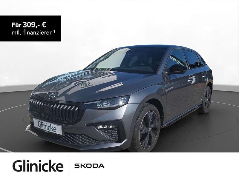 Graphite grau metallic Gebraucht 2024 Skoda Scala Monte Carlo Kleinwagen | 26.490 € (Teuer) - Bild 1/3