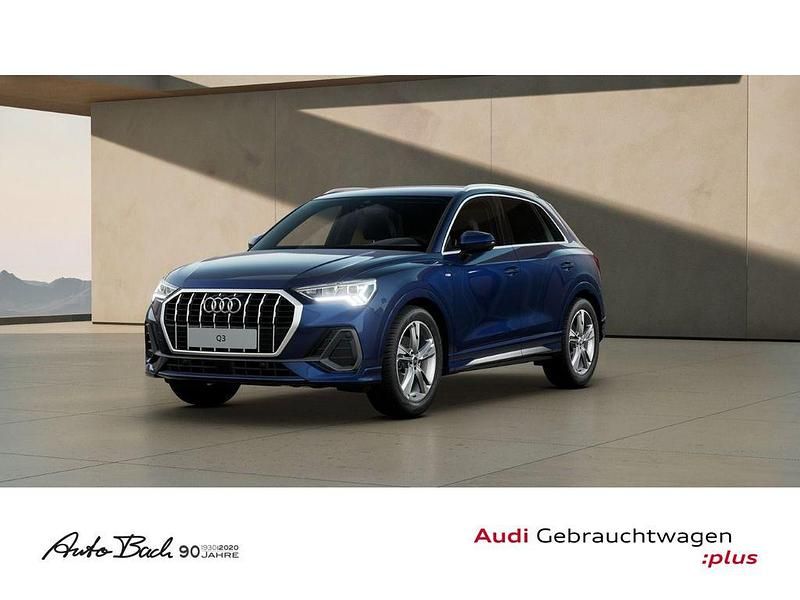 Navarrablau metallic Gebraucht 2024 Audi Q3 S-Line SUV | 37.940 € (Guter Preis) - Bild 1/4