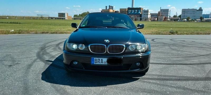 Schwarz Gebraucht 2003 BMW 320 Cabriolet Sport Line Cabrio | 6.000 € (Etwas zu teuer) - Bild 1/4