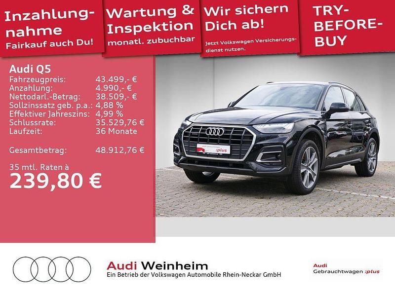 Mythosschwarz metallic Gebraucht 2024 Audi Q5 Ambiente SUV | 43.499 € (Guter Preis) - Bild 1/3