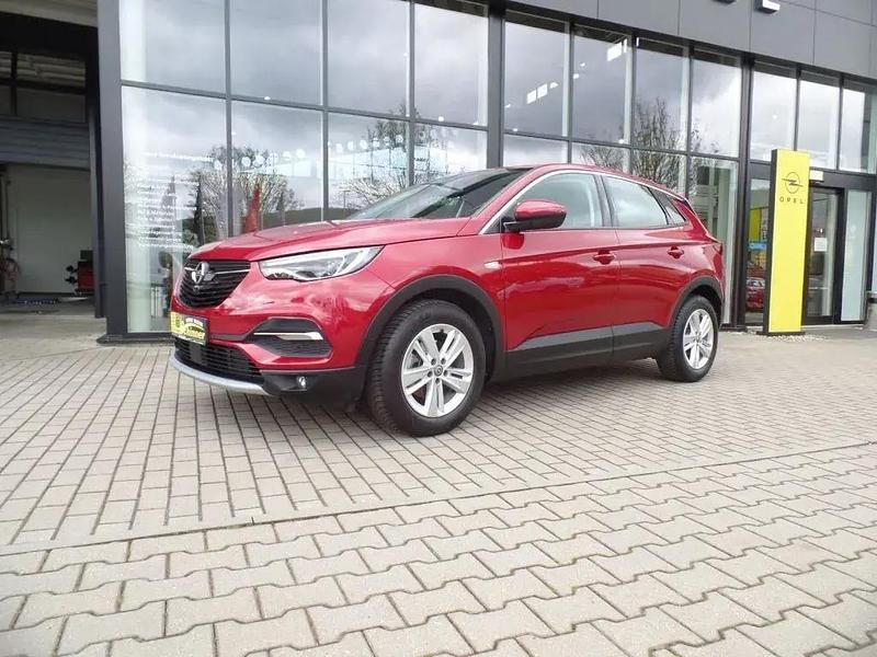 Rubin rot metallic Gebraucht 2021 Opel Grandland X Business Elegance SUV | 20.590 € (Etwas zu teuer) - Bild 1/2
