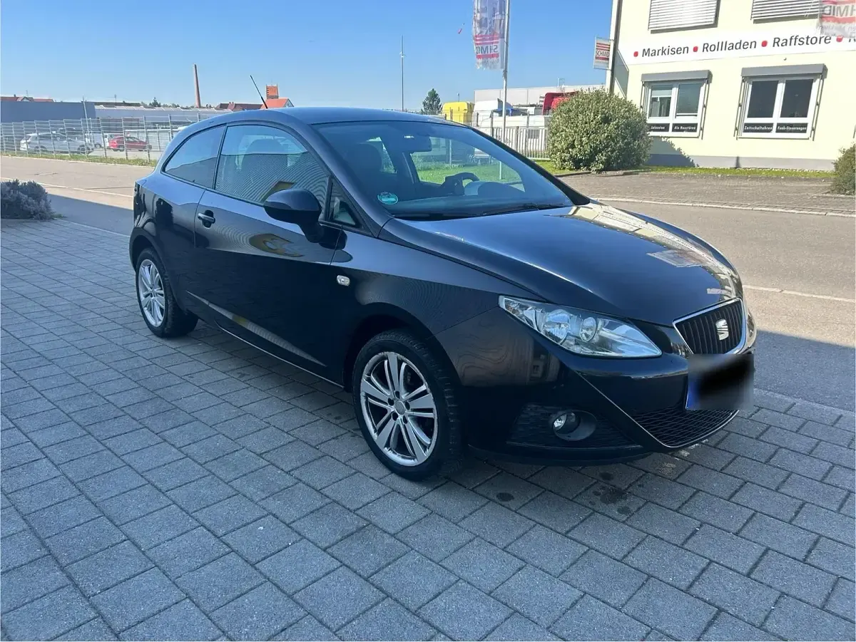 Gebraucht Seat Ibiza 86 PS (63 kW) 2010 Schwarz Kleinwagen