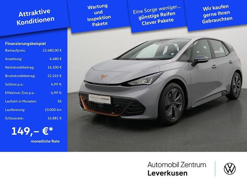 Schwarz / vapor grey (metallic) Gebraucht 2023 Cupra Born Kleinwagen | 22.680 € (Superpreis) - Bild 1/4