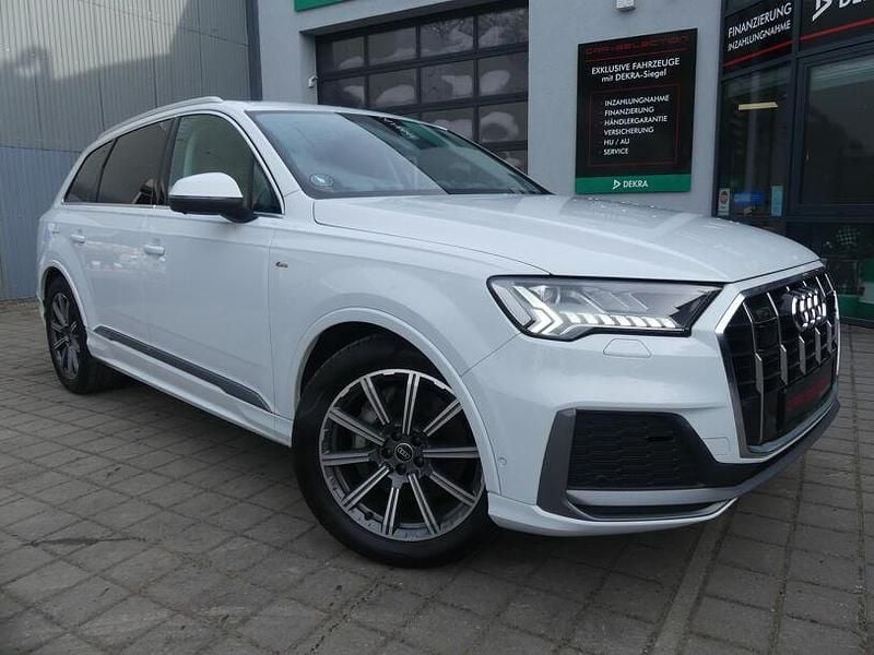 Gebraucht Audi Q7 Design 286 PS (210 kW) 2023 Gletscherweiß metallic (metallic) SUV