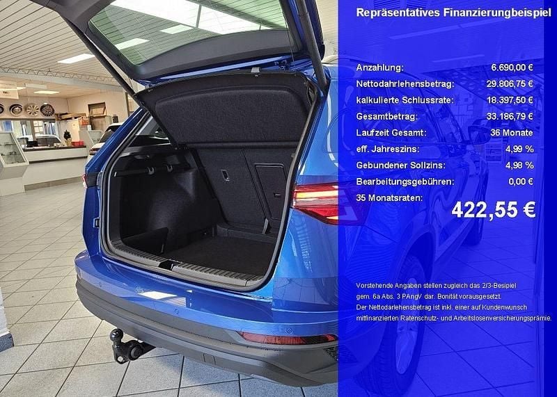 Neu Skoda Karoq Selection 150 PS (110 kW) 2025 Blau SUV