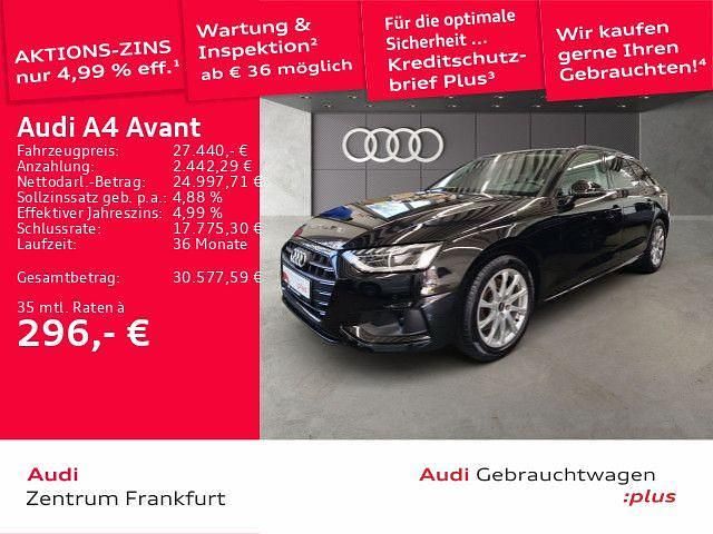 Gebraucht Audi A4 Advanced 150 PS (110 kW) 2023 Schwarz Kombi